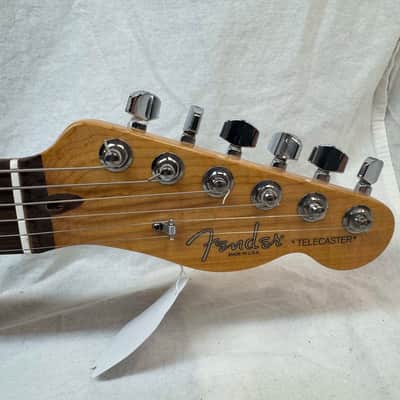 Fender 2016 Limited Edition American Standard Telecaster Figured Neck Guitar with Case 2015 - Cognac Burst / Rosewood fingerboard image 9