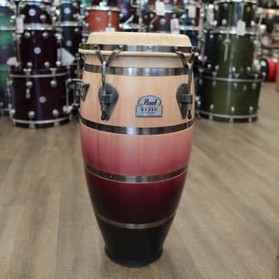 Pre-Owned Pearl Folkloric Series Elite 11" Quinto (Crimson Sunrise) image 2