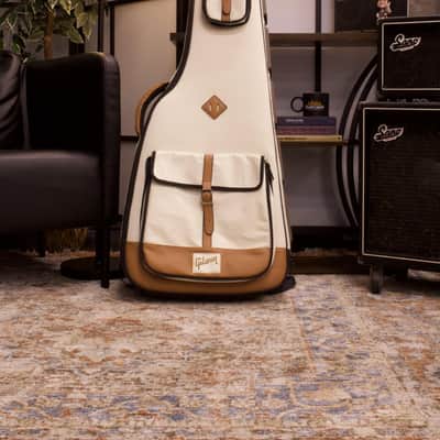 Used Gibson Custom Dreadnought Acoustic Guitar Case, Off-White image 1