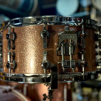 Sonor SQ2 14x7 Vintage Maple Snare Drum - Champagne Sparkle Lacquer image 2