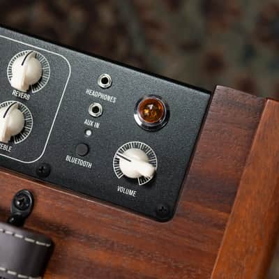 Taylor Circa 74, 2-Channel Acoustic/Vocal Amplifier with Mahogany Amp Stand - Factory Used image 14