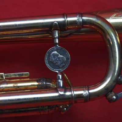 Leblanc 707 Sonic Bb trumpet 1961 - Gold plated image 4