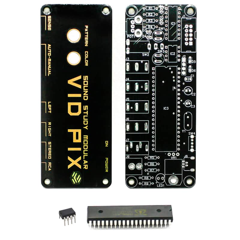 VID PIX - 8bit Animation Video Synth Console PCB, Panel and ICs image 1