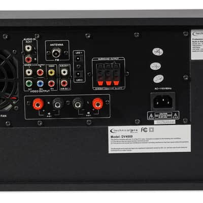 DV4000 4000w Bluetooth Home Theater DVD Receiver+4) 5.25" Black Ceiling Speakers image 10