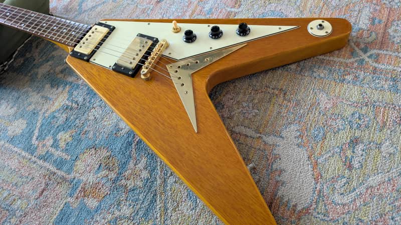 Epiphone '58 Korina Flying V | Reverb