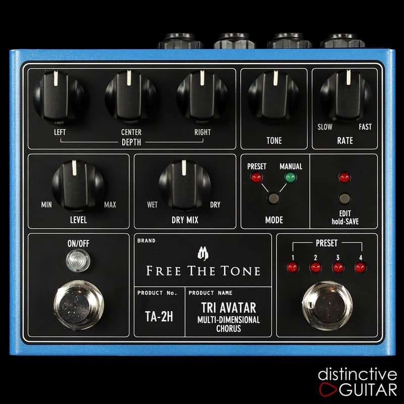 Free The Tone TA-1H Tri-Avatar Multi-Dimensional Chorus | Reverb