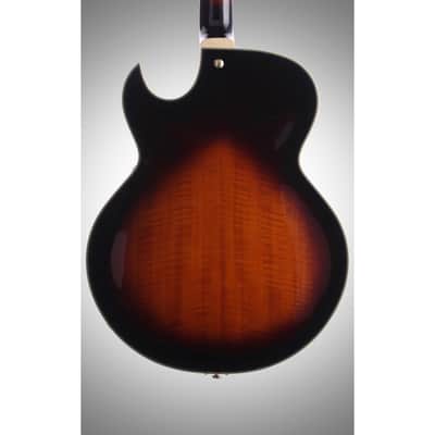 Ibanez LGB30 George Benson Electric Guitar, Vintage Yellow Sunburst, with Case image 6