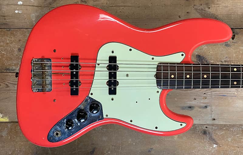 Fender Jazz Bass 1962 - Red Refin image 1
