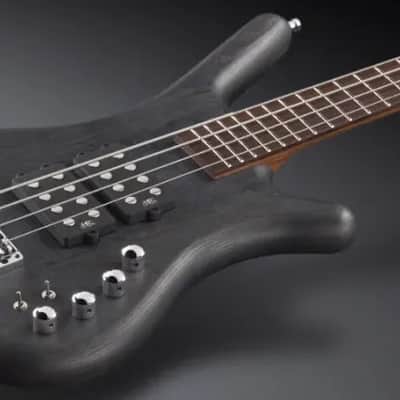 Warwick Pro Series Corvette $$ | 4 String | Nirvana Black Transparent Satin image 1