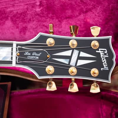 2012 Gibson Custom Les Paul Custom - in Black Ebony & Gold image 16