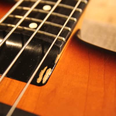 1991 Philip Kubicki Factor Bass Sunburst 4 String Electric Bass Alder Ebony image 11