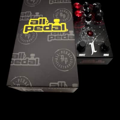 All-Pedal Devil's Triad Jeff Loomis Signature Multi-Effect 2022 - Present - Black / Red Graphic X6908 image 1