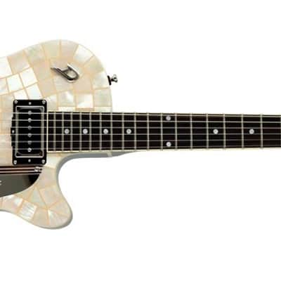 Duesenberg Starplayer TV Pearl Series Semi-Hollow Electric Guitar - Ice Pearl image 1