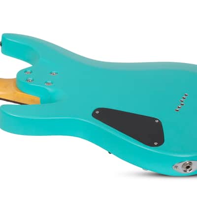 Schecter C-6 Deluxe Satin Aqua image 5