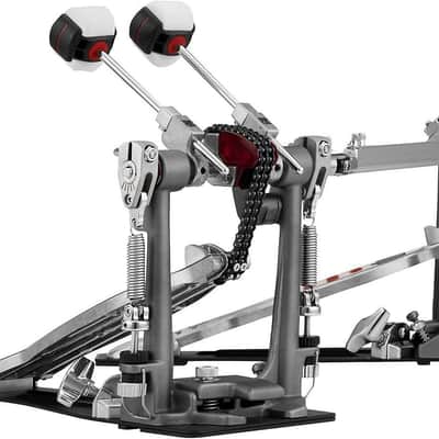 Pearl P2052C Eliminator Redline Chain-Drive Double Bass Drum Pedal 2010s - Silver / Black / Red image 4
