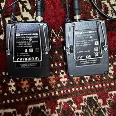 Sennheiser Sennheiser Ew100 G3 SK100 Sender and EK100 Receiver SK100 G3 and Tentacle Levallier Mic 2018 - Black image 4