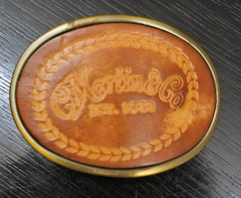 COLLECTORS STUFF Martin Guitars Belt Buckle image 1