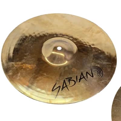 Used Sabian AAX Medium Hi Hats 14" Brilliant - Good image 3