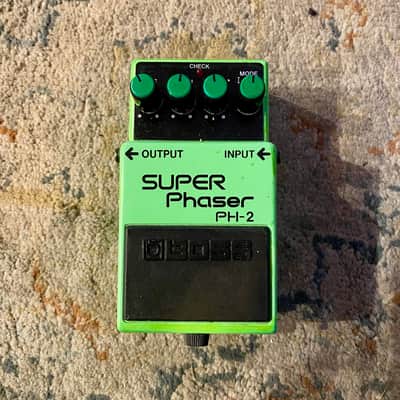 Boss PH-2 Super Phaser MADE IN JAPAN Black Label - First Year - 1984 image 2