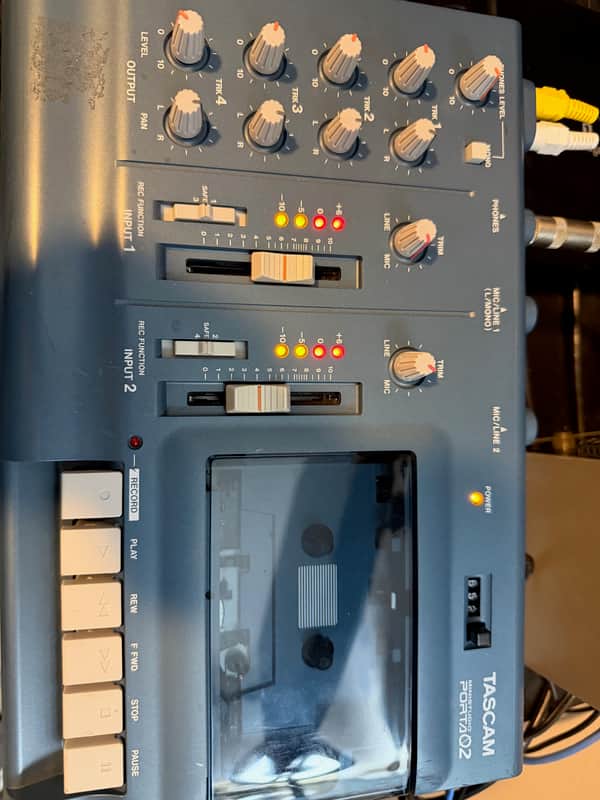 TASCAM Porta 02 Ministudio 4-Track Cassette Recorder | Reverb