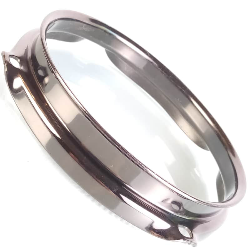 6" Triple-Flange Black Nickel Tom Drum Batter/Resonant Rim/Hoop 4Lug Pearl? image 1