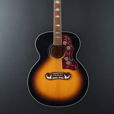 Epiphone "Inspired by Gibson" J-200 - Aged Gloss Vintage Sunburst image 3