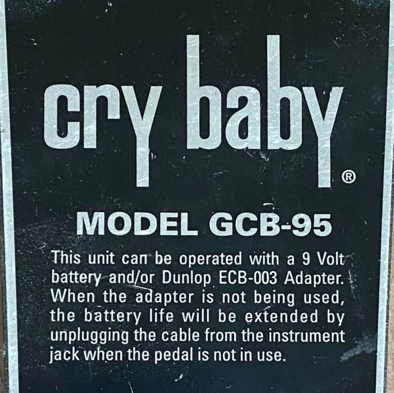 Dunlop Cry Baby GCB95