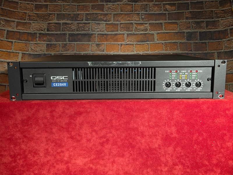 QSC CX204V 4-Channel Power Amplifier image 1