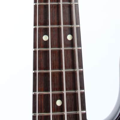 1987 Fender Jazz Bass 62 Reissue Lefty black image 4