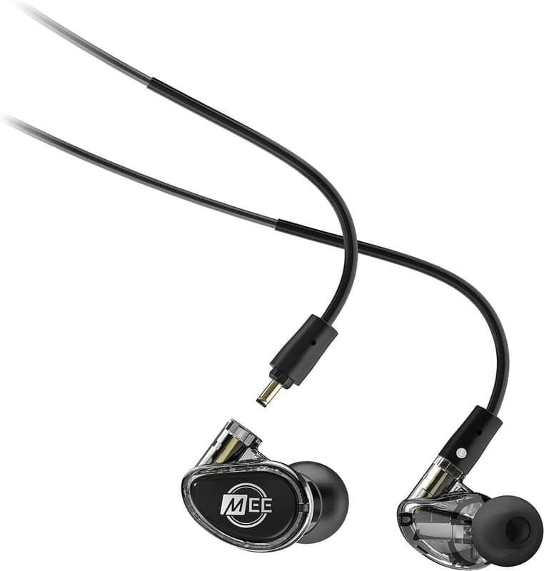 MEE Professional MX4 PRO Quad-Driver Hybrid Musician’s In Ear Monitor Headphones with High-Resolution Reference Sound; Noise Isolating Earbuds Earphones with Optional Customization & Detachable Cables image 1