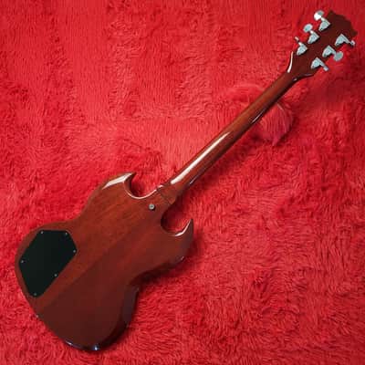 Super Rare 1982 Burny SG-75 AY Angus Young from AC/DC Artist Model - SG Standard - Cherry Red - Made in Japan by Kasuga (Navigator & Heerby) MIJ image 10