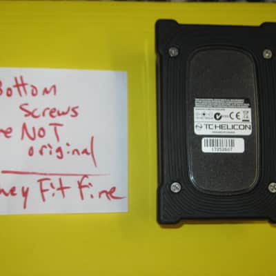 very lightly used (near A+) TC Helicon Ditto Mic Looper (NO adapter, NO box, NO paperwork)- the original bottom screws were changed to different style image 2