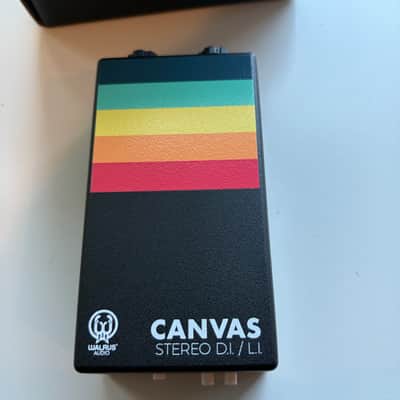 Walrus Audio Canvas Stereo Dual Line Isolator Direct Box 2022 - Present - Black w/ Rainbow Graphic image 2