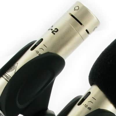 BEHRINGER C2 COPPIA SELEZIONATA MATCHED MICROFONI CONDENSATORE VOCE STRUMENTI + STEREO-BAR CON CLAMPS image 6