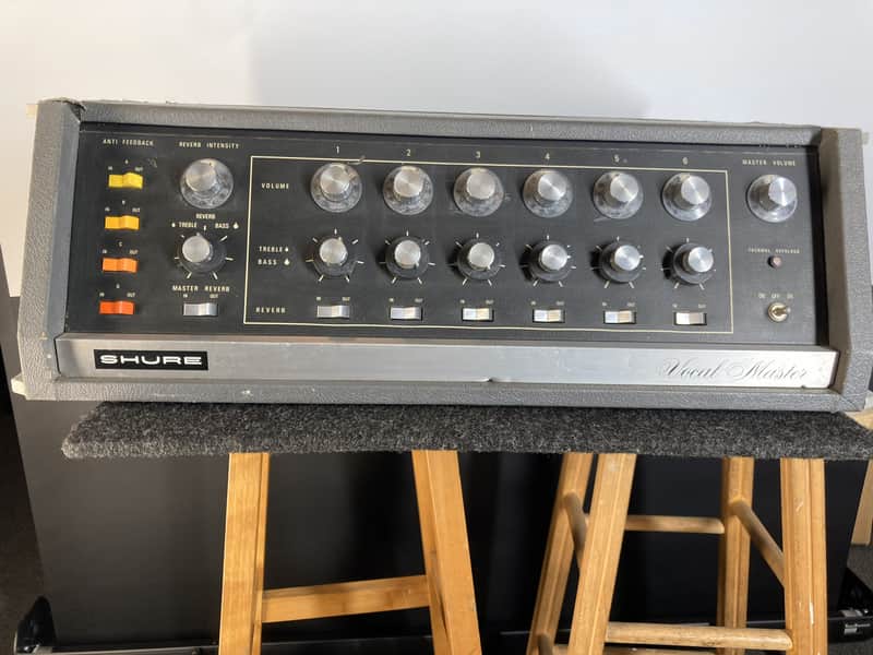 Shure Vocal Master Vintage Solid State PA Head 400 watts - Works Great! Factory Serviced w/ Spare Parts image 1