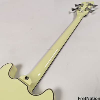 Warwick RockBass Star Bass 4-String Bass Solid Creme White 32" Scale 8.34lbs #569789-25 image 17