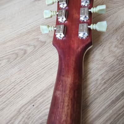 Handmade LP-Style Custom Guitar - One-Piece Mahogany, Gotoh, Schaller, TV Jones, DiMarzio image 5