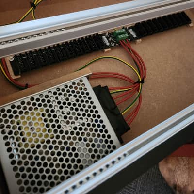 Powered Eurorack Case 88hp 6u 2023 - Black image 2