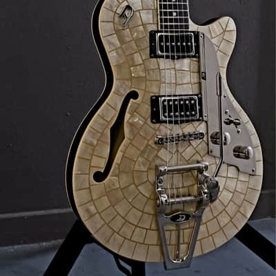 Duesenberg Starplayer TV Pearl Series Semi-Hollow Electric Guitar 2010s - Ice Pearl image 1