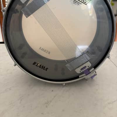 Tama MP125ST 5x12" Mike Portnoy Melody Master Signature Steel Snare Drum 2010s - Hammered Black image 9