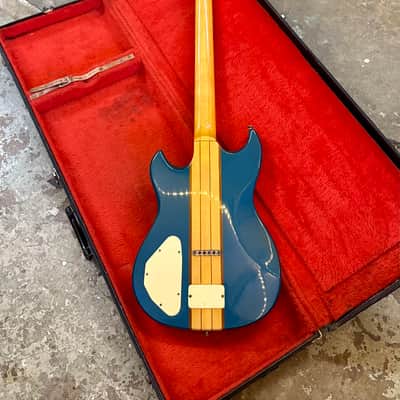 Aria Pro II Tri-Sound TS-500 1980 - Teal neck thru original vintage MIJ Japan image 11