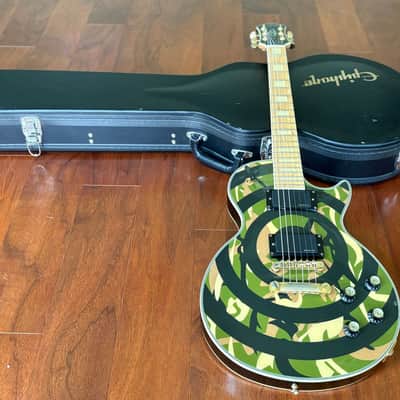 Epiphone Zakk Wylde Signature Les Paul Custom 2003 - 2015 - Camouflage with Bullseye image 1