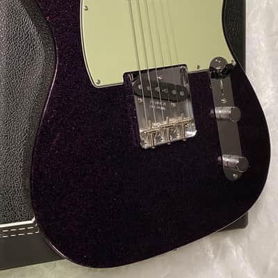 NEW! Fender Custom Shop Flamethrower Telecaster - NOS - Modern Specs - Texas Special Pick-Ups - AAAA Flamed Neck - Magenta Sparkle - Authorized Dealer - 7.55lbs - G07167 image 8