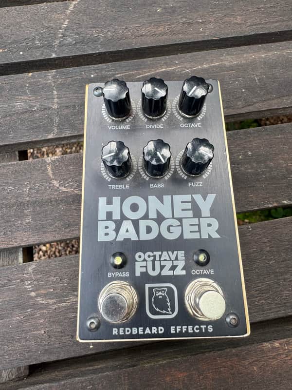 Honey Badger Octave Fuzz 2020s - Black/Gold image 1