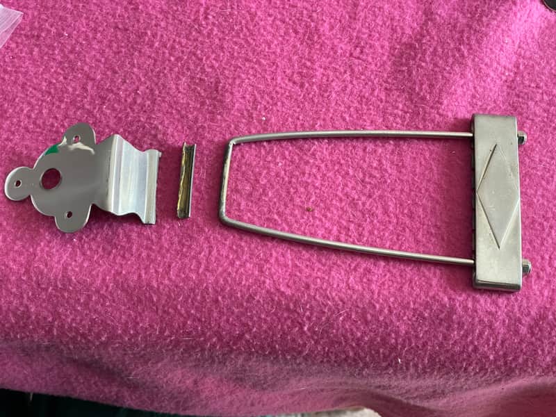 vintage 1959 1960 Gibson nickel tailpiece for es 150 125 barney kessel 130 135 archtop 1961 1958 1955 1949 image 1