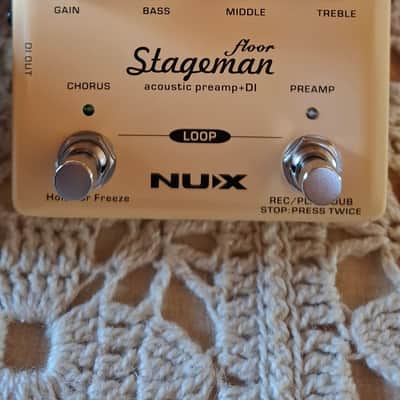 Immagine NuX NAP-5 Stageman Floor Deluxe Acoustic Preamp / DI 2010s - Yellow - 2