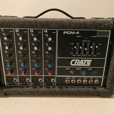 Crate PCM-4 Vintage Powered Mixer / PA Head - Powers On, Untested image 1