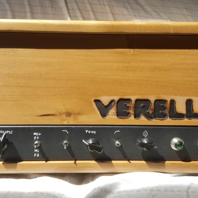 Verellen BV #3  (3rd amp made) Natural Wood 50 Watt Bass Guitar Amp image 1
