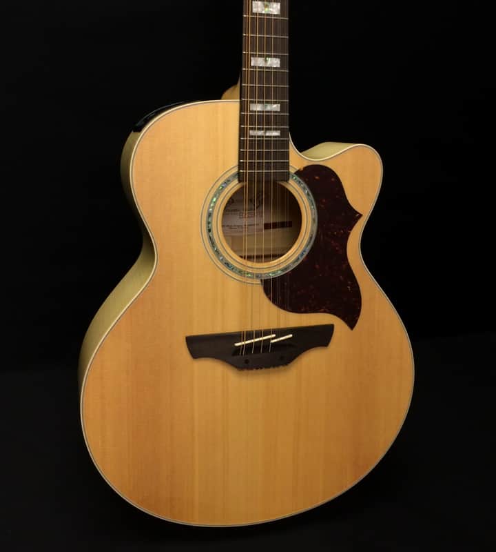 Takamine EG523SC-12 Jumbo Cutaway 12-String Acoustic-Electric Guitar - Natural image 1