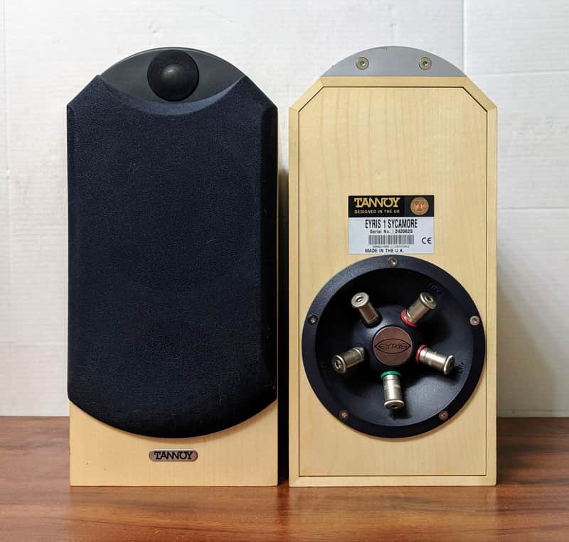 Tannoy EYRIS 1 Bookshelf Speakers (Sycamore) | Reverb